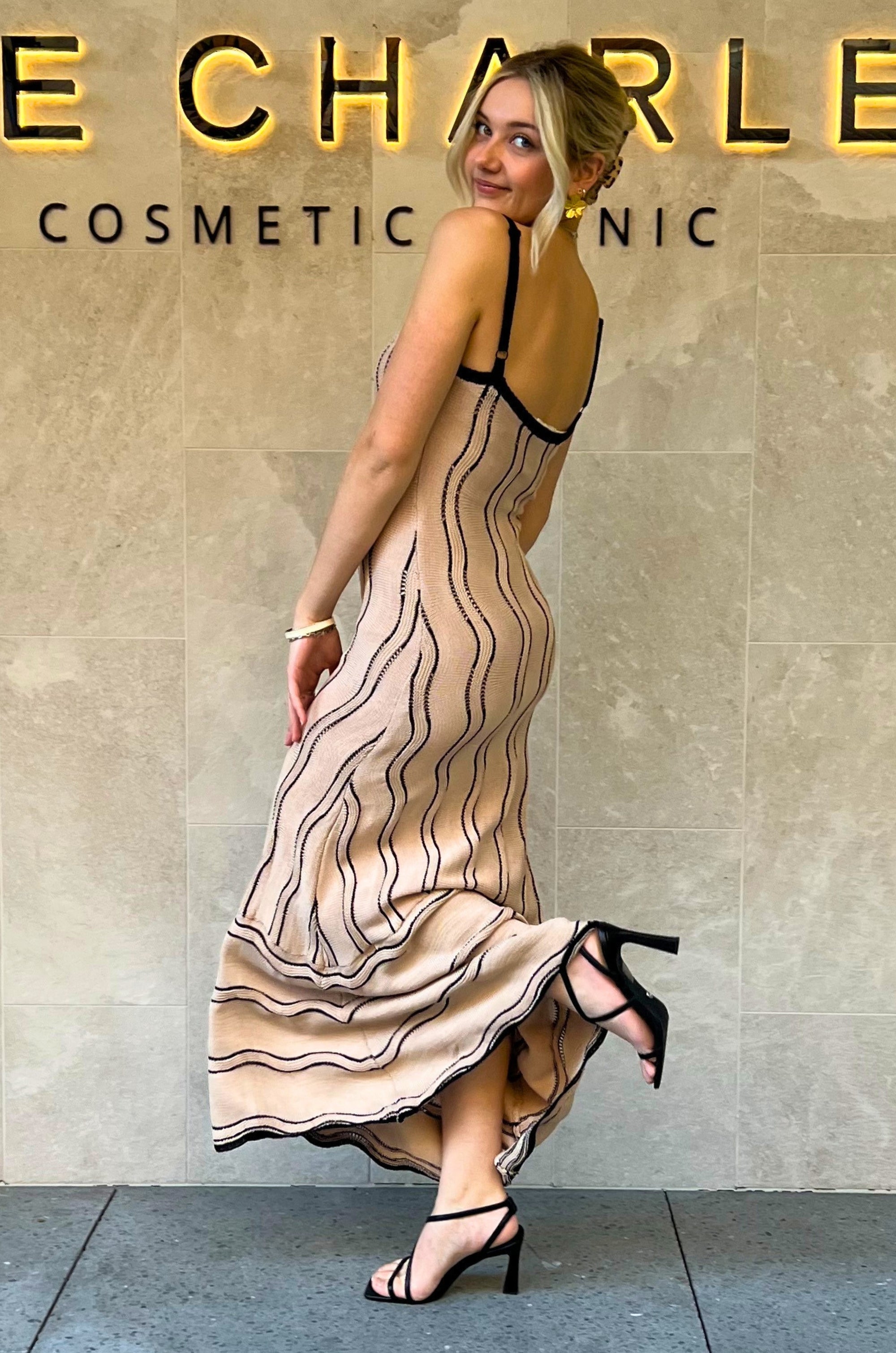 Rahni Maxi Dress - Beige