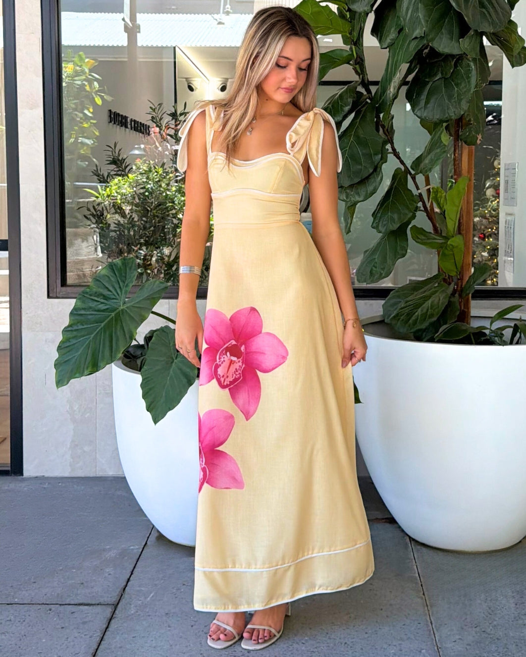 Florina Maxi Dress - Yellow
