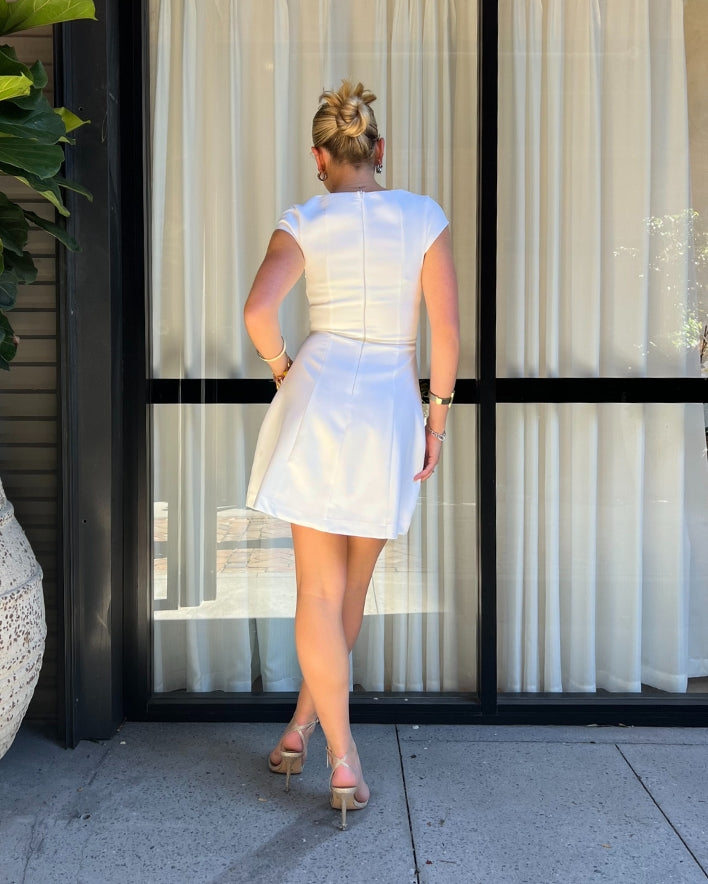 Tamari Mini Dress - White