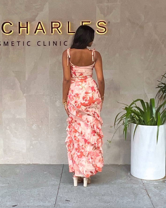 Gema Maxi Dress - Red