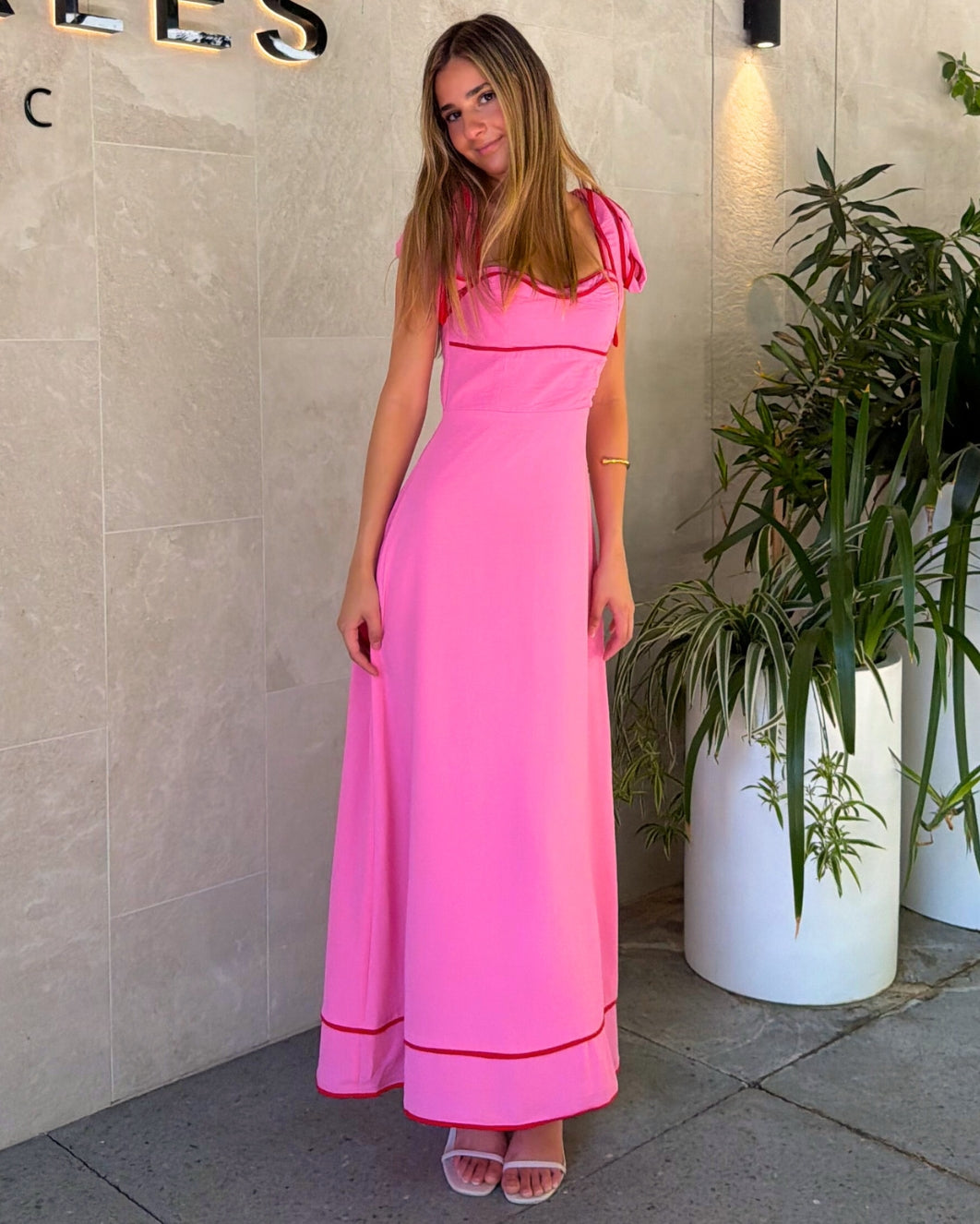 Florina Maxi Dress - Pink