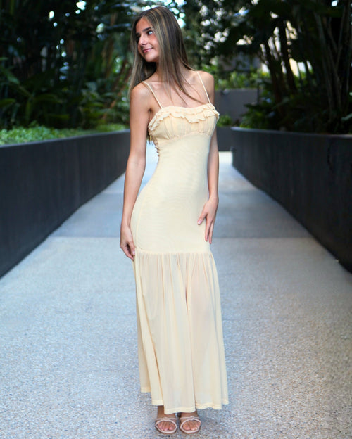Meeka Maxi Dress - Butter