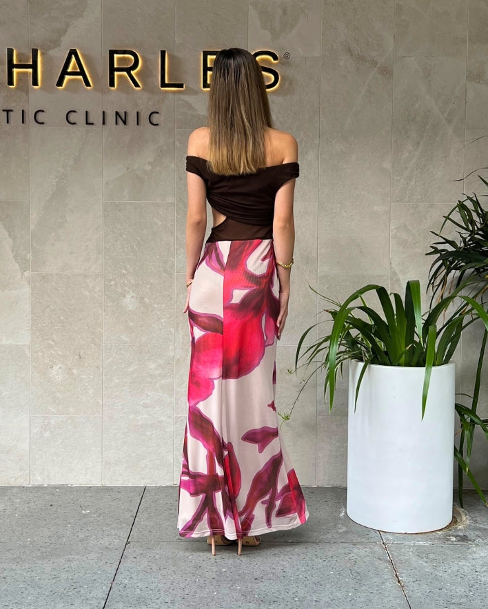 Amaya Maxi Dress - Chocolate