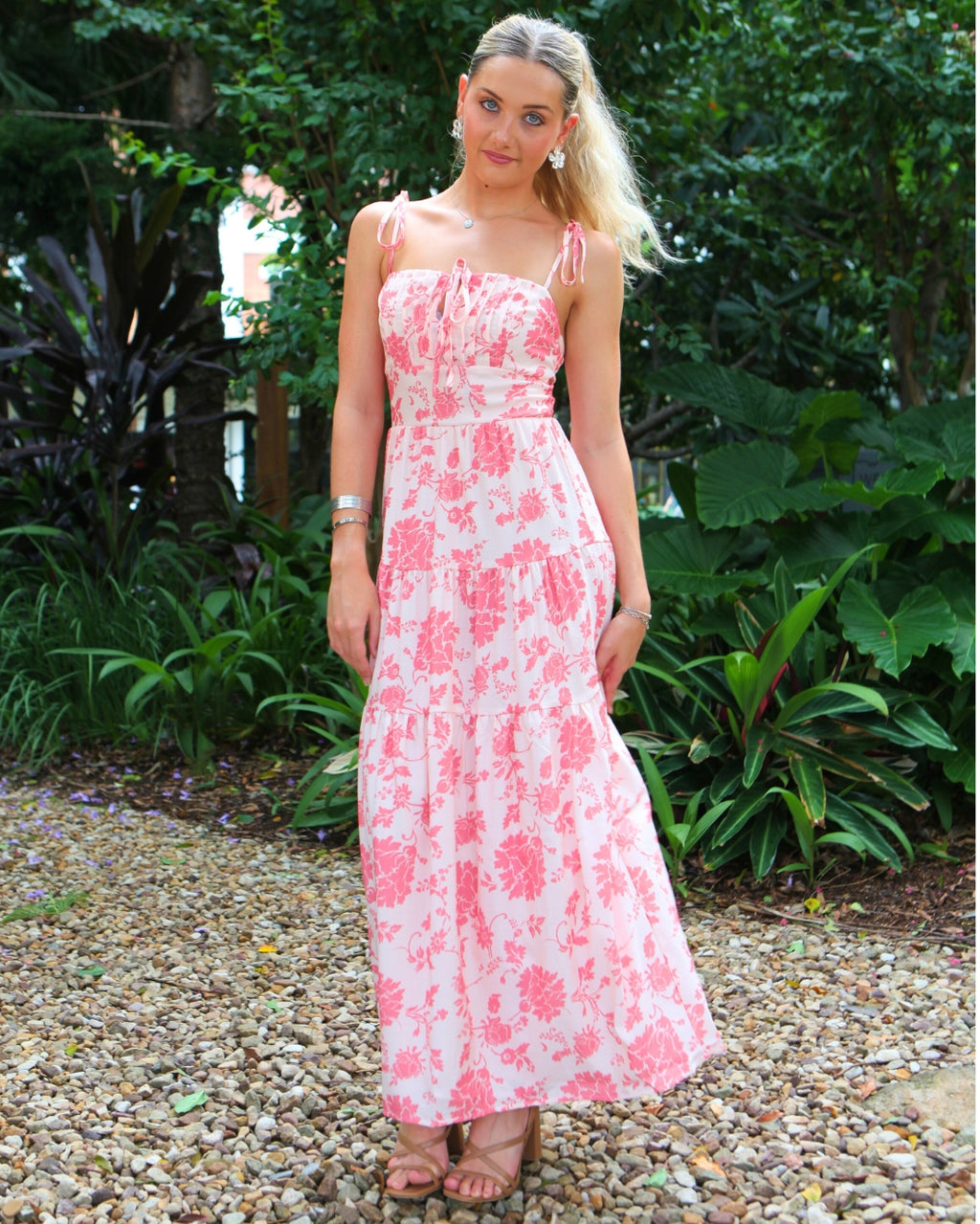 Mae Maxi Dress - Pink
