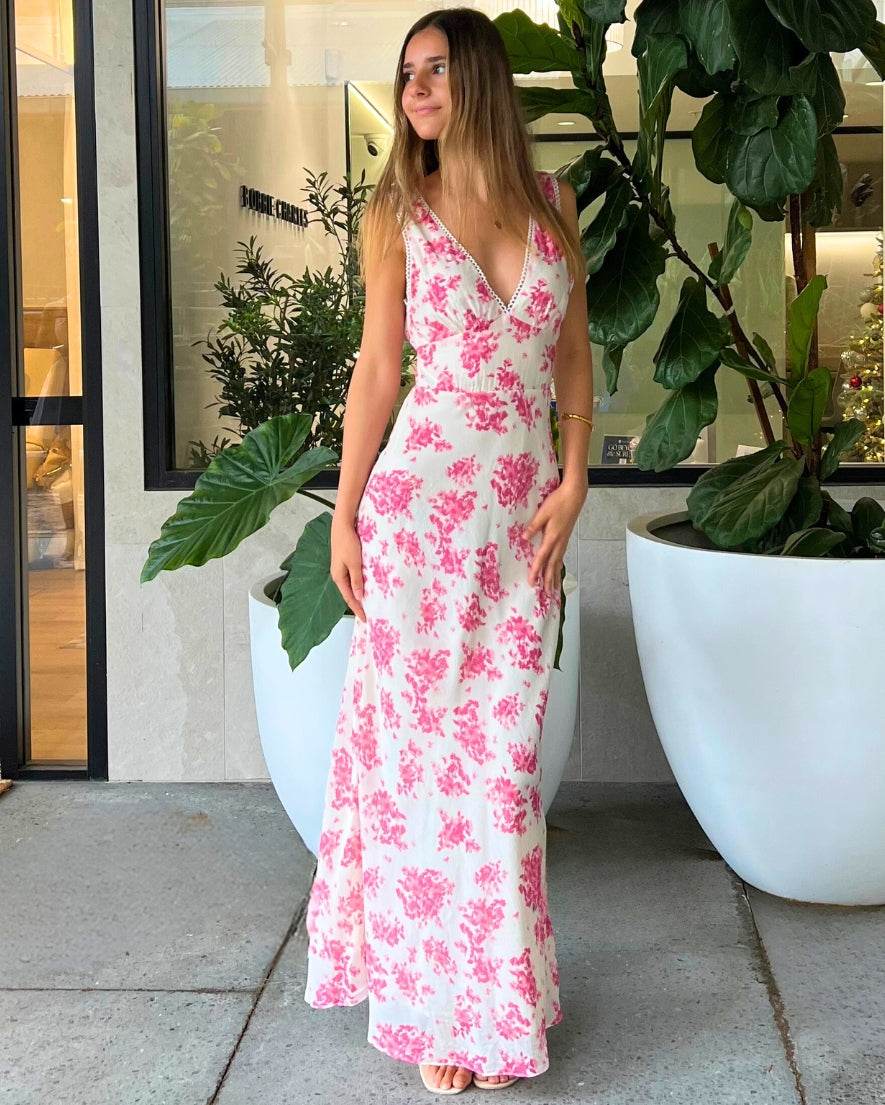 Farley Maxi Dress - Pink