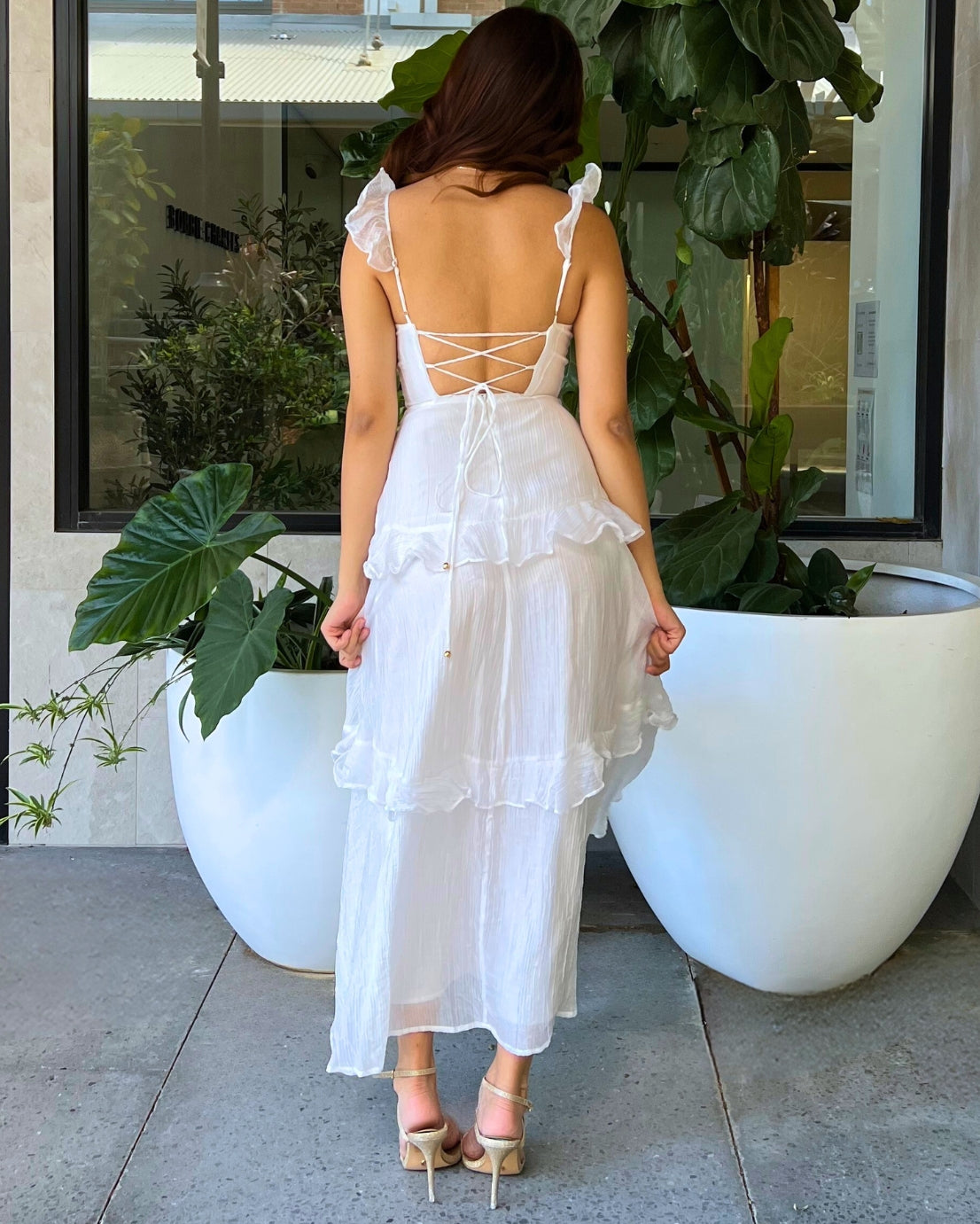 Zeya Maxi Dress - White