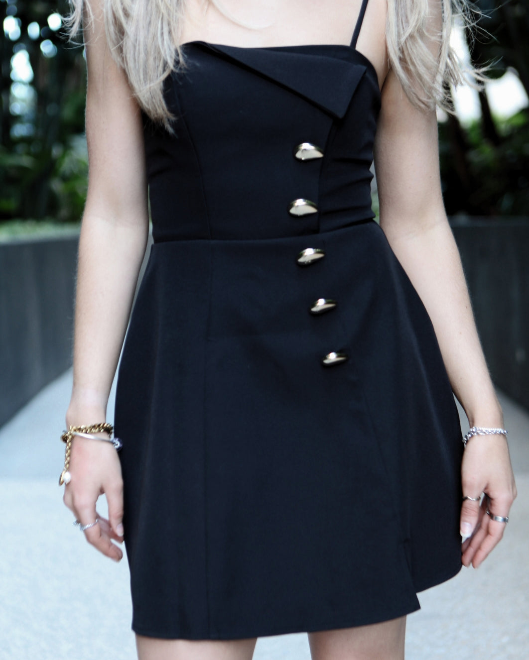 Steph Mini Dress - Black