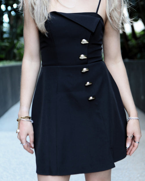 Steph Mini Dress - Black