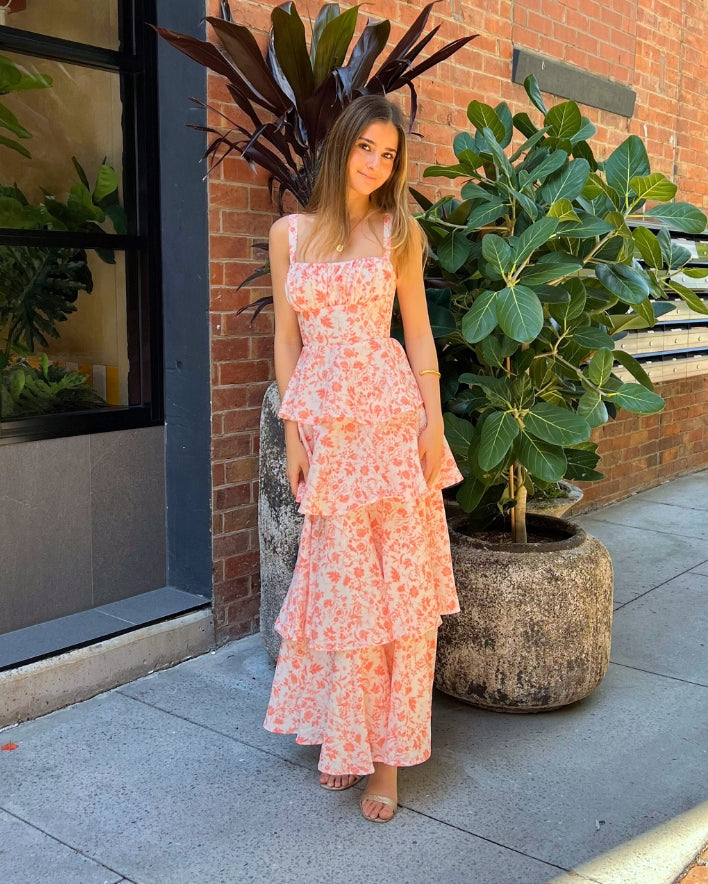 Marzia Maxi Dress - Orange
