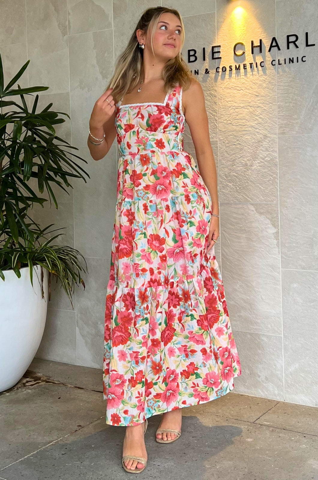Luc Maxi Dress - Pink