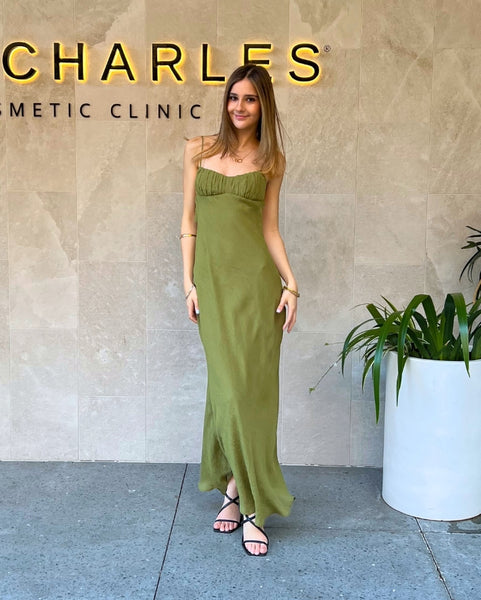 Lovissa Maxi Dress - Olive