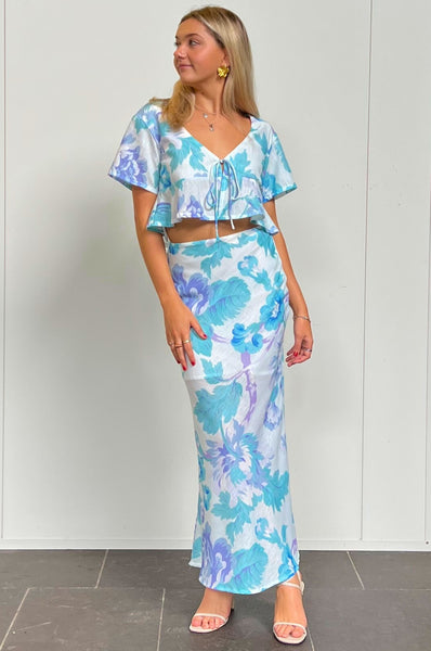 Asher Set Skirt - Blue
