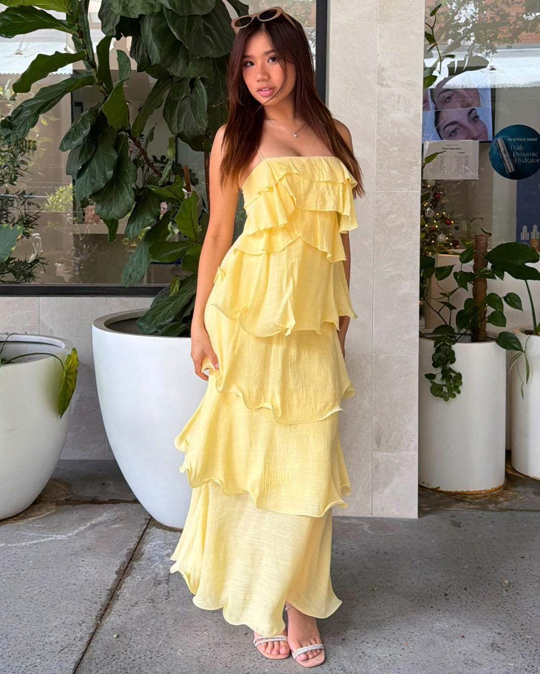 Harper Maxi Dress - Lemon