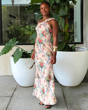 Load image into Gallery viewer, Ruma Maxi Dress - Creme Pink
