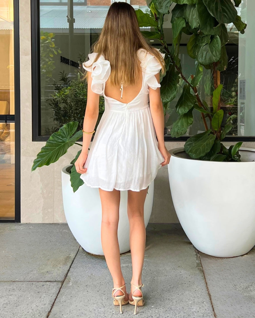 Patrice Mini Dress - White
