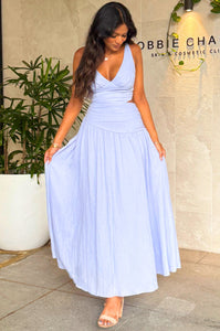 Matea Maxi Dress - Blue