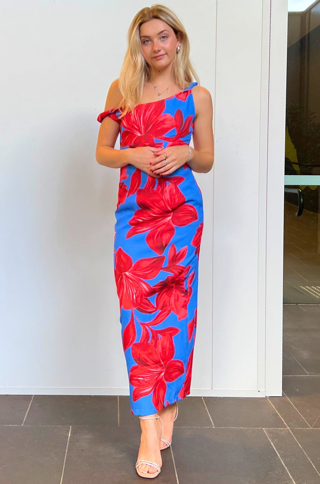 Harma Maxi Dress - Blue