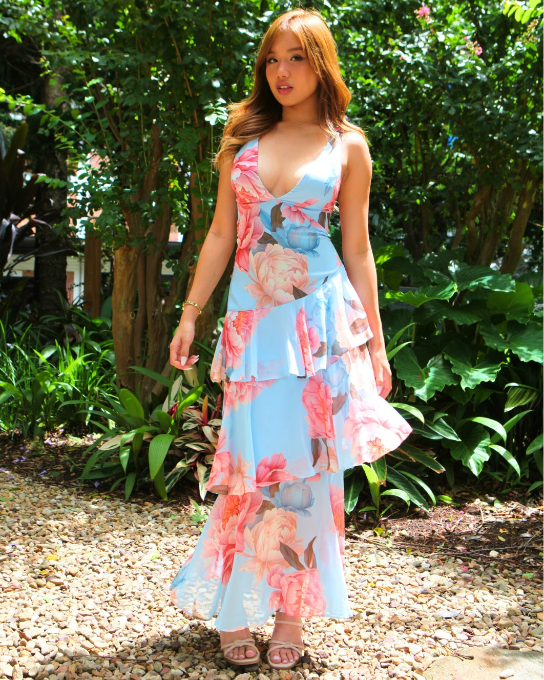 Camilia Maxi Dress - Blue