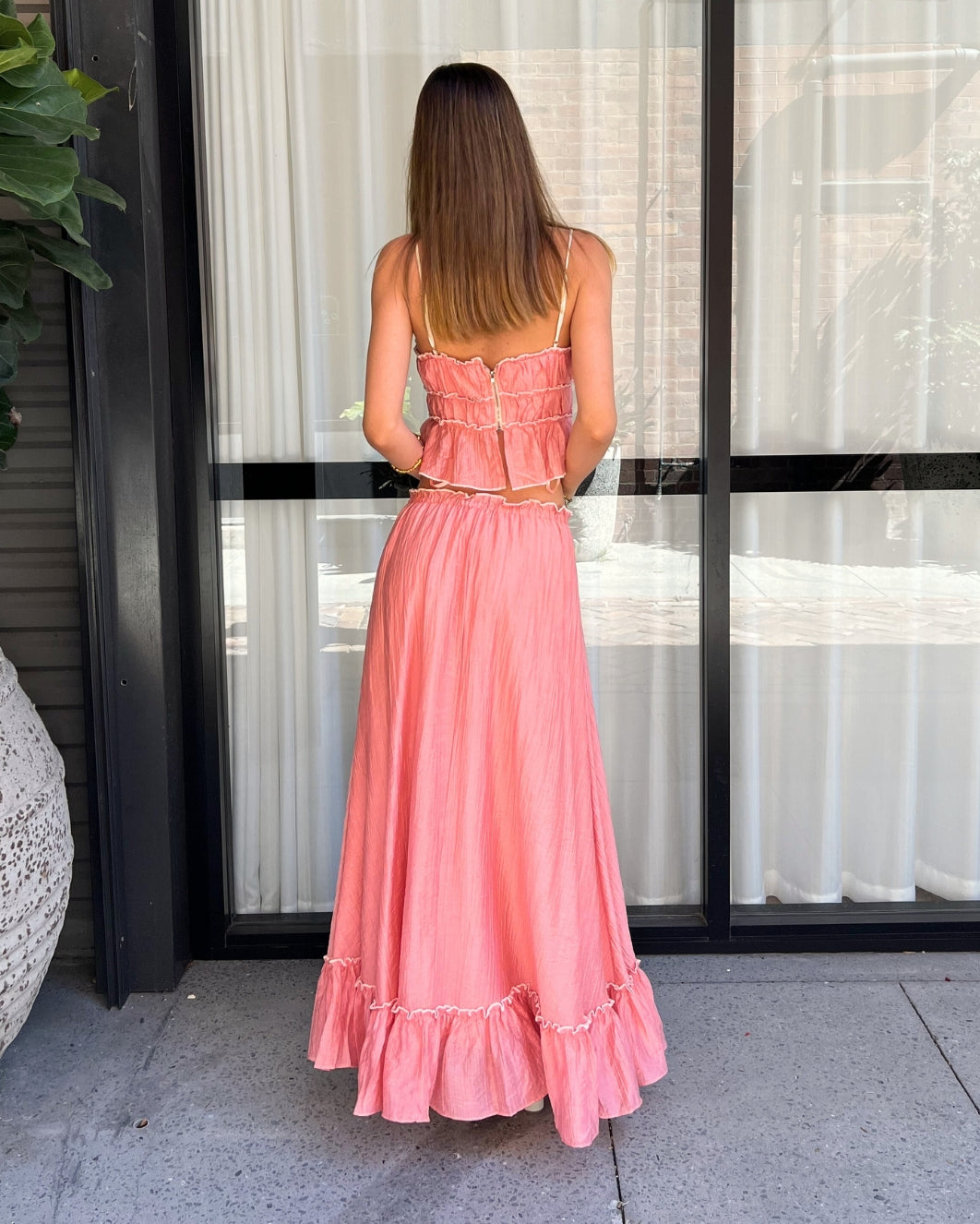 Maisie Set Skirt - Apricot