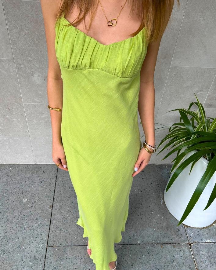Lovissa Maxi Dress - Lime