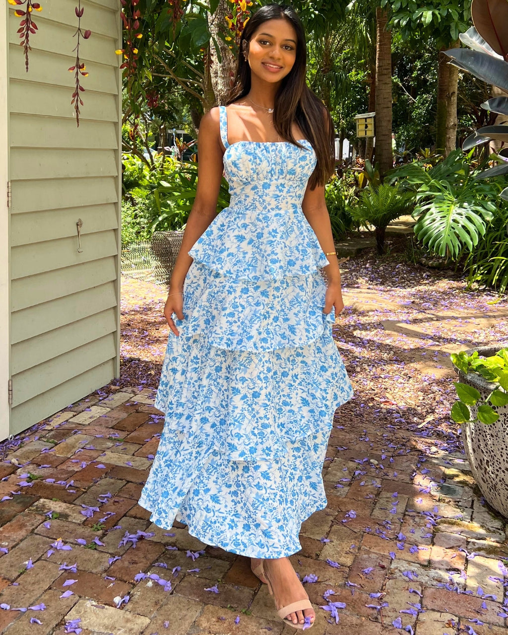 Marzia Maxi Dress - Blue