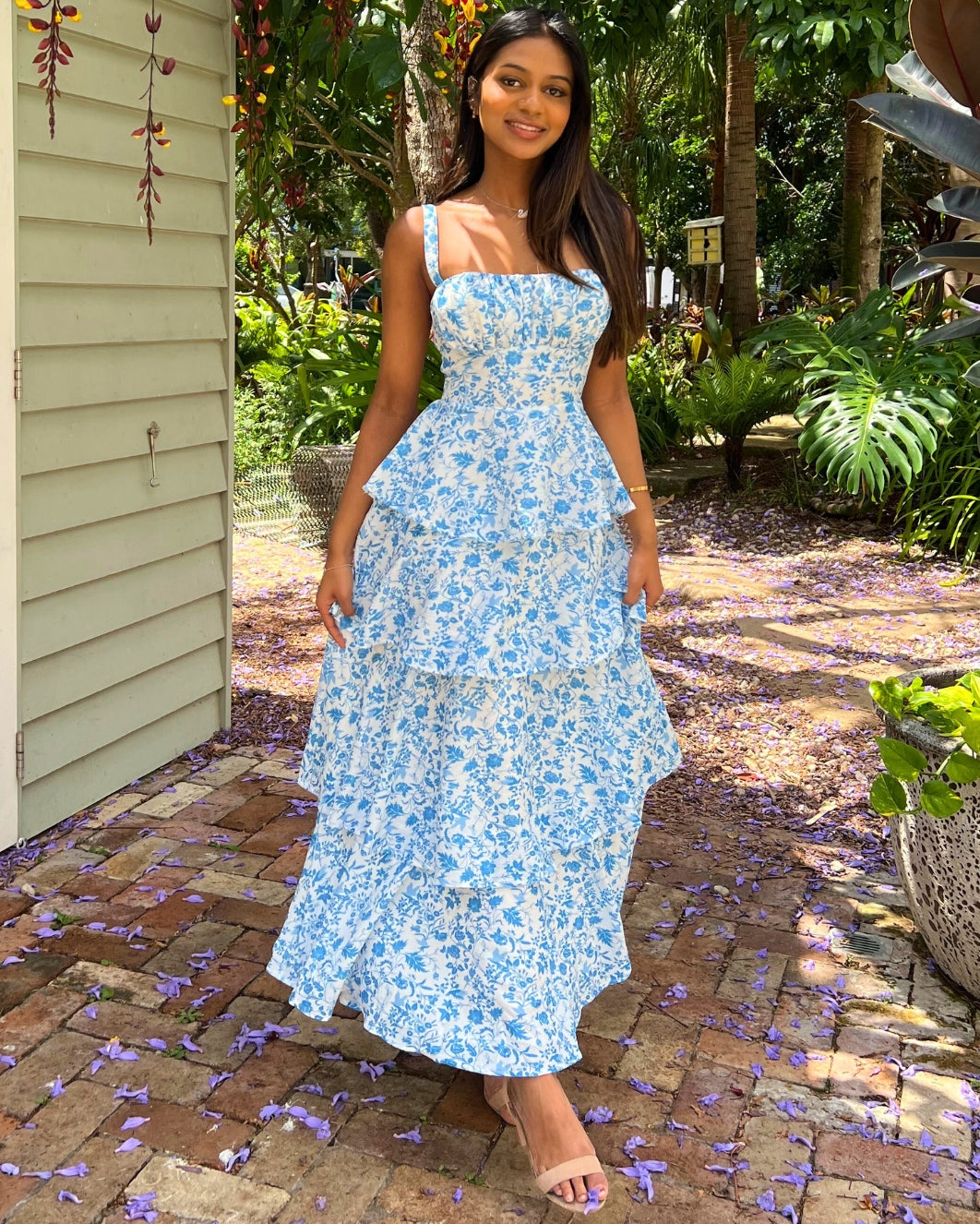 Marzia Maxi Dress - Blue