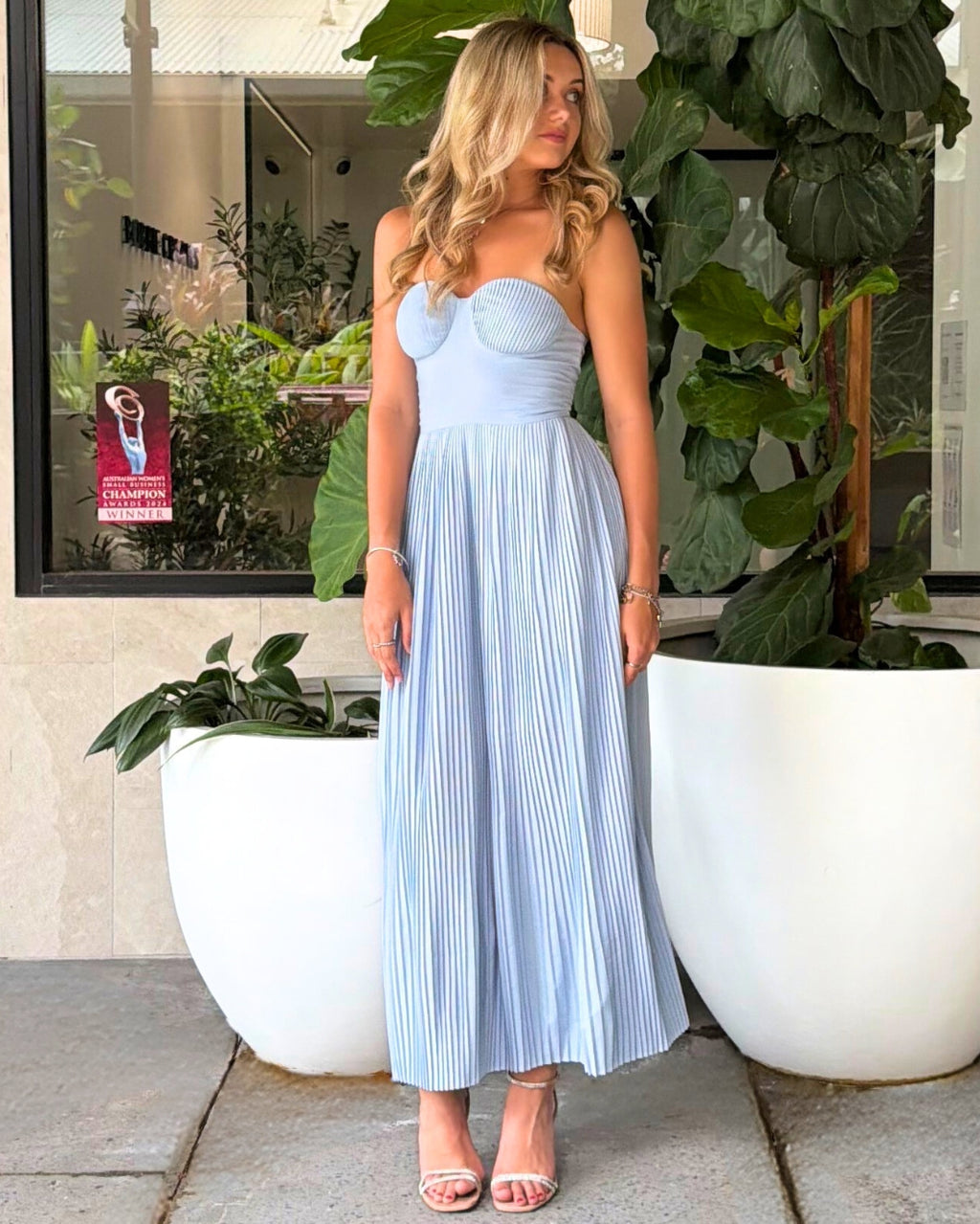Esme Maxi Dress - Blue