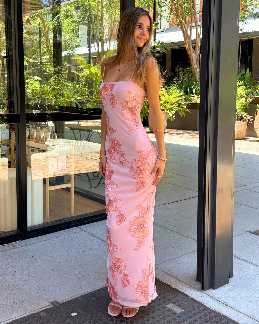 Georgina Maxi Dress - Blush