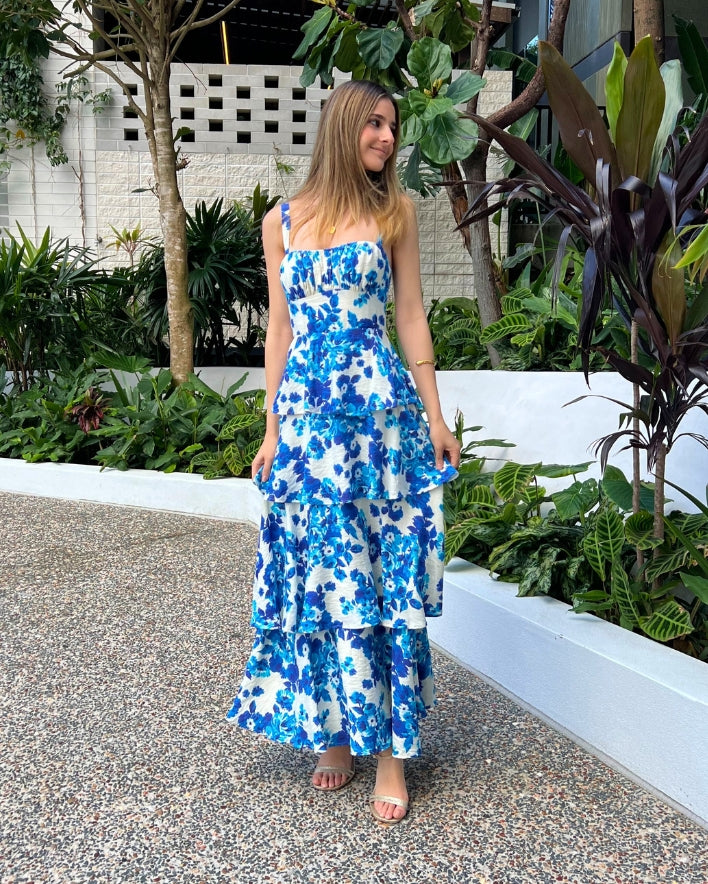 Marzia Maxi Dress - Navy