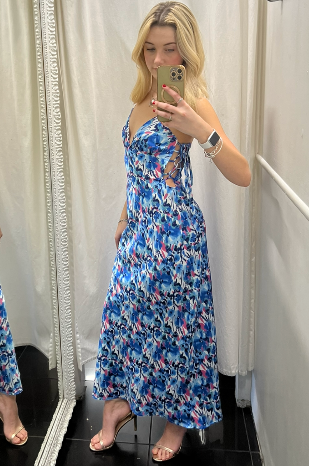 Teodora Maxi Dress - Blue