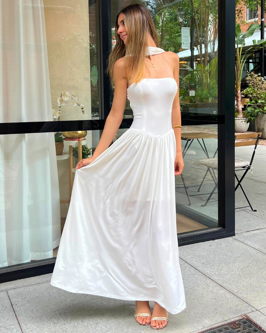 Cathy Maxi Dress - White