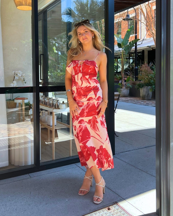 Pricilla Maxi Dress - Red