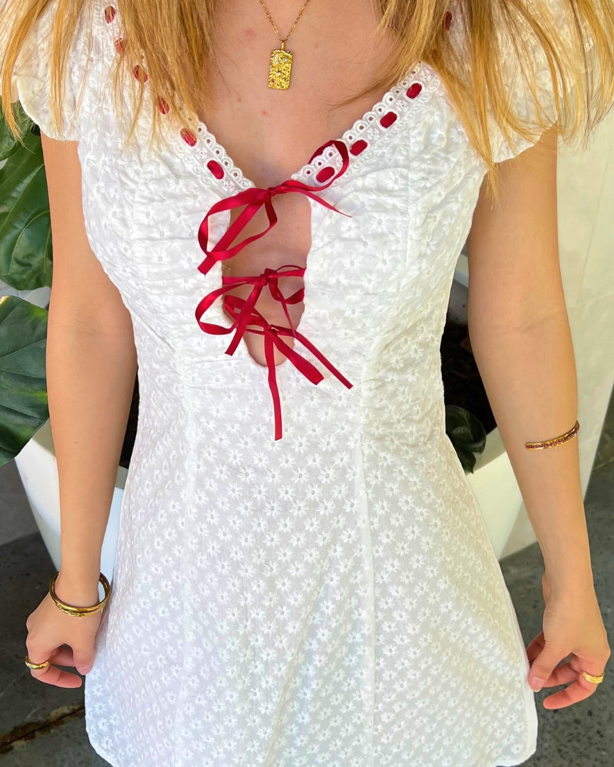 Valeria Mini Dress - White