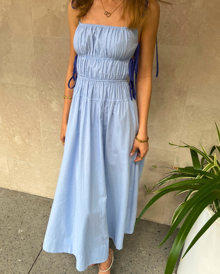 Claire Maxi Dress - Baby Blue