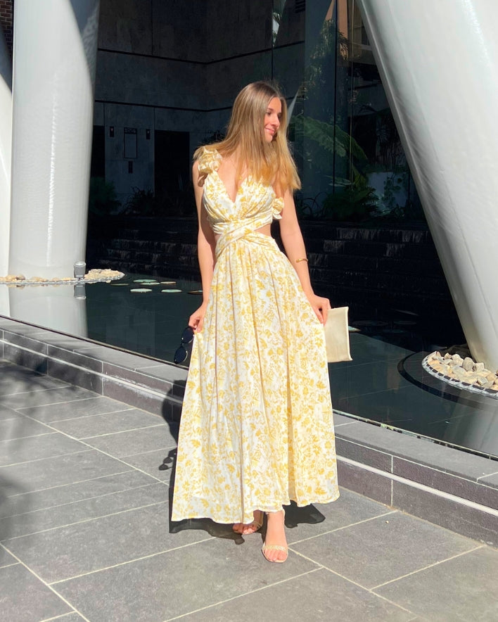 Omni Maxi Dress - Yellow