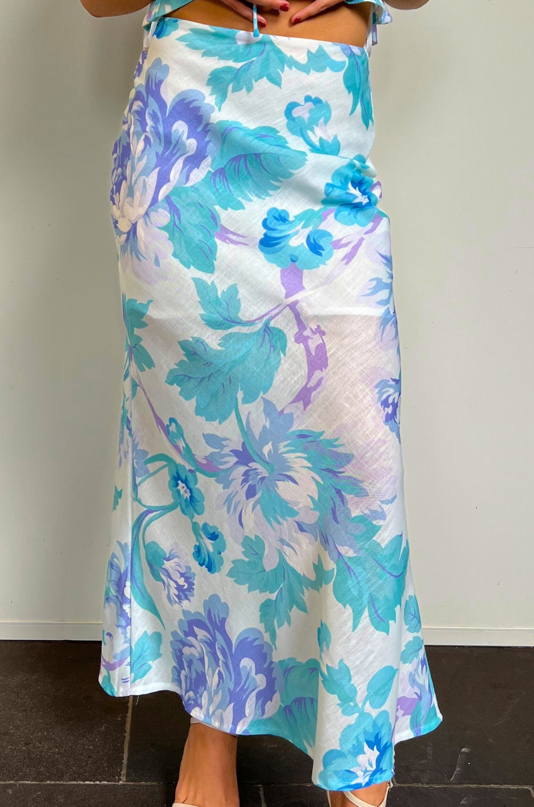 Asher Set Skirt - Blue
