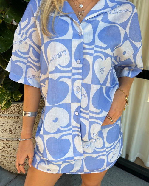 Nyah Set Top - Blue