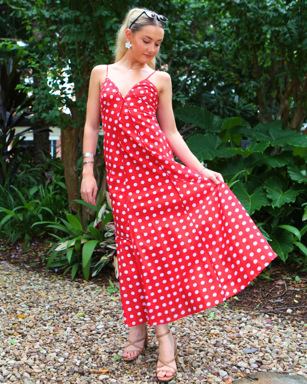 Rosita Maxi Dress - Red