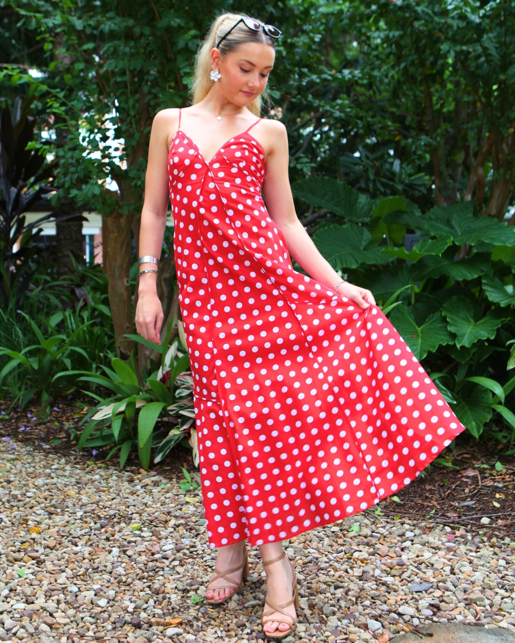 Rosita Maxi Dress - Red