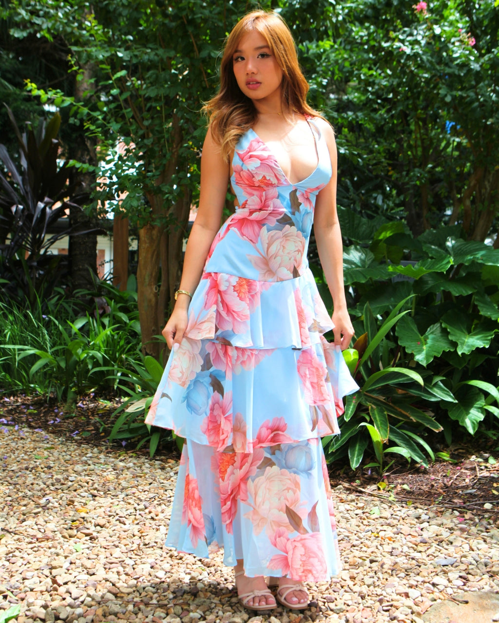 Camilia Maxi Dress - Blue