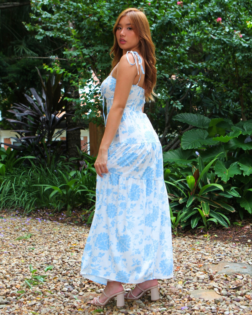 Mae Maxi Dress - Blue