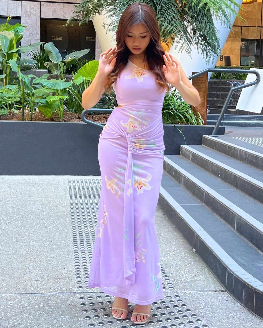 Caylia Maxi Dress - Lilac