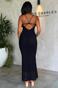 Nadine Maxi Dress - Black