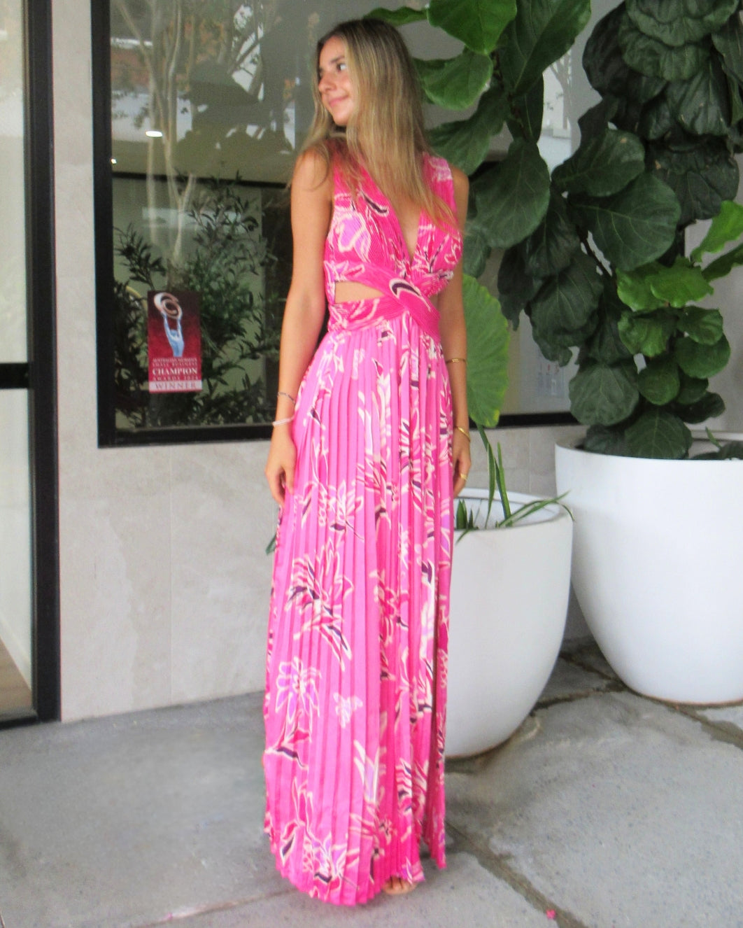 Misha Maxi Dress - Pink