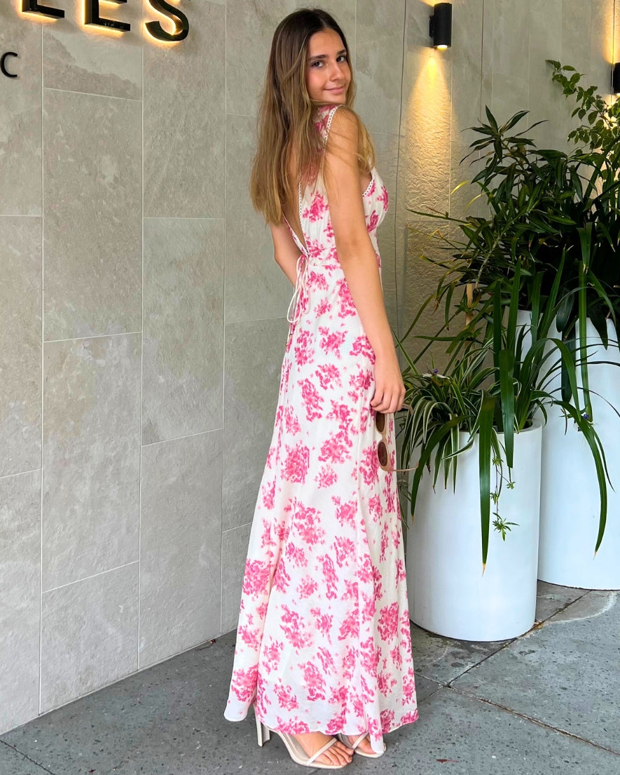 Farley Maxi Dress - Pink