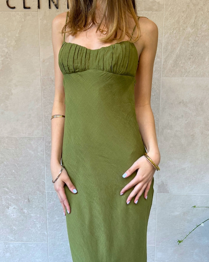 Lovissa Maxi Dress - Olive