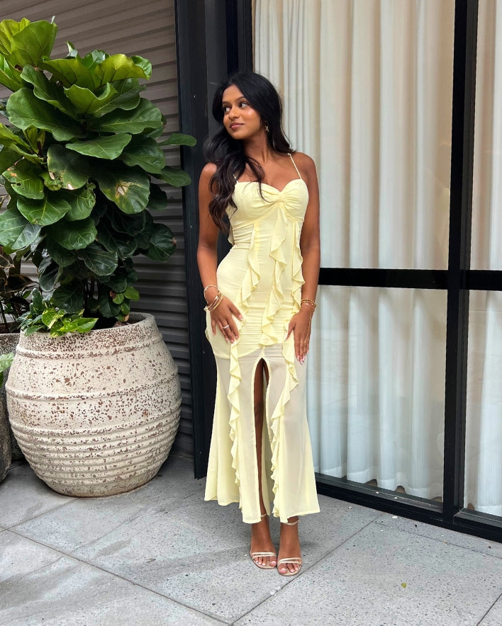 Tori Maxi Dress - Yellow