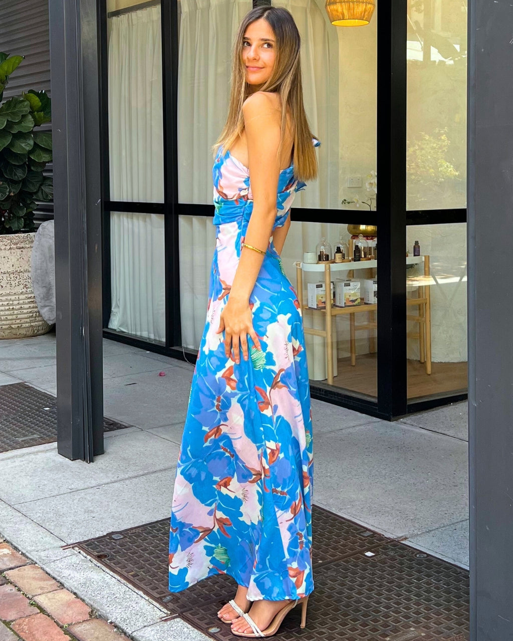 Rosalina Maxi Dress - Blue