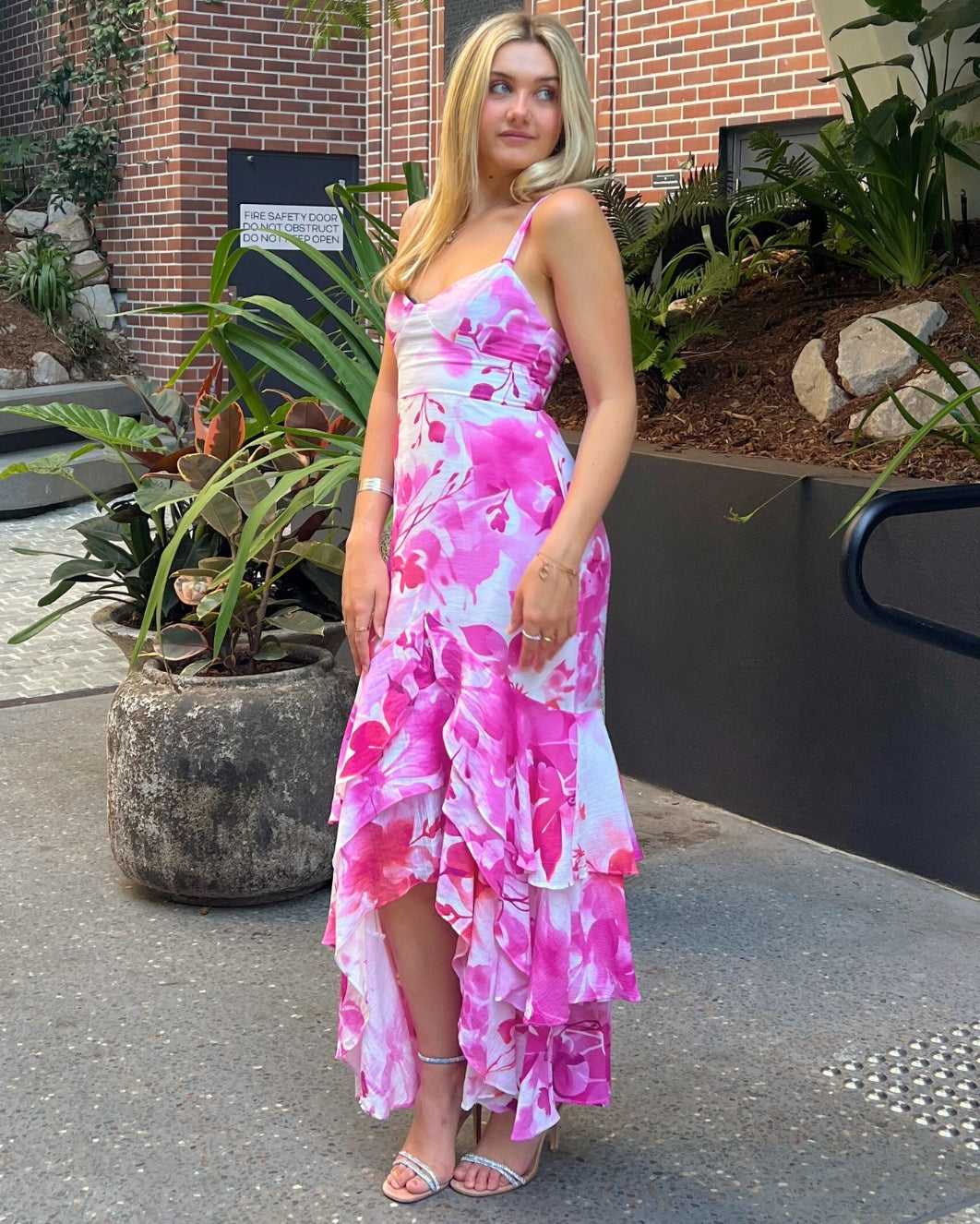 Natasha Maxi Dress - Pink