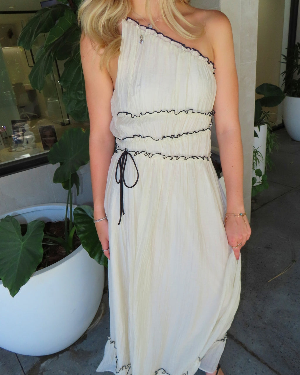 Sabriana Maxi Dress - Cream